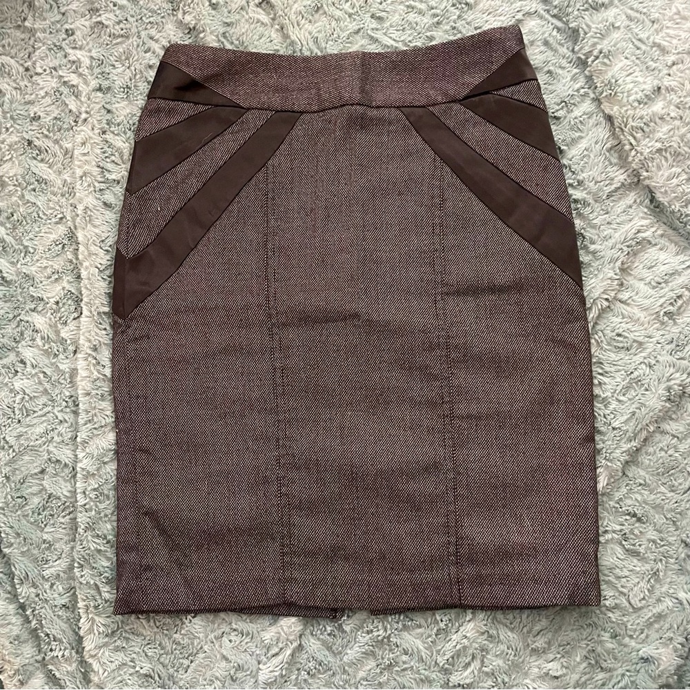 XOXO Brand Bodycon Zip Skirt